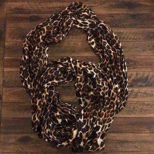 Cheetah Print Infinity Scarf